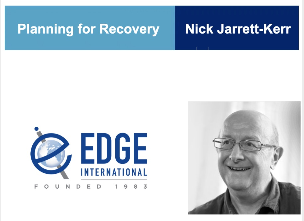 Nick JarrettKerr Videos Planning for Recovery Amazing Firms